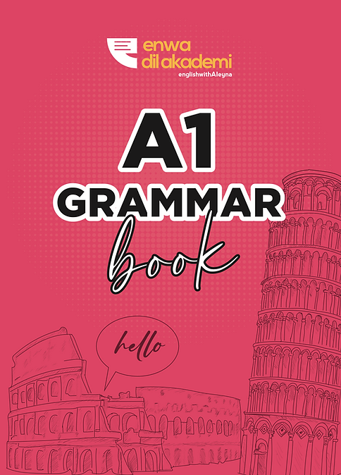 A1 Seviye İngilizce Grammar Kitabı kapağı
