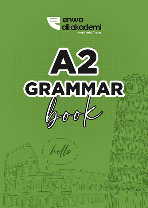 A2 Seviye İngilizce Grammar Kitabı kapağı